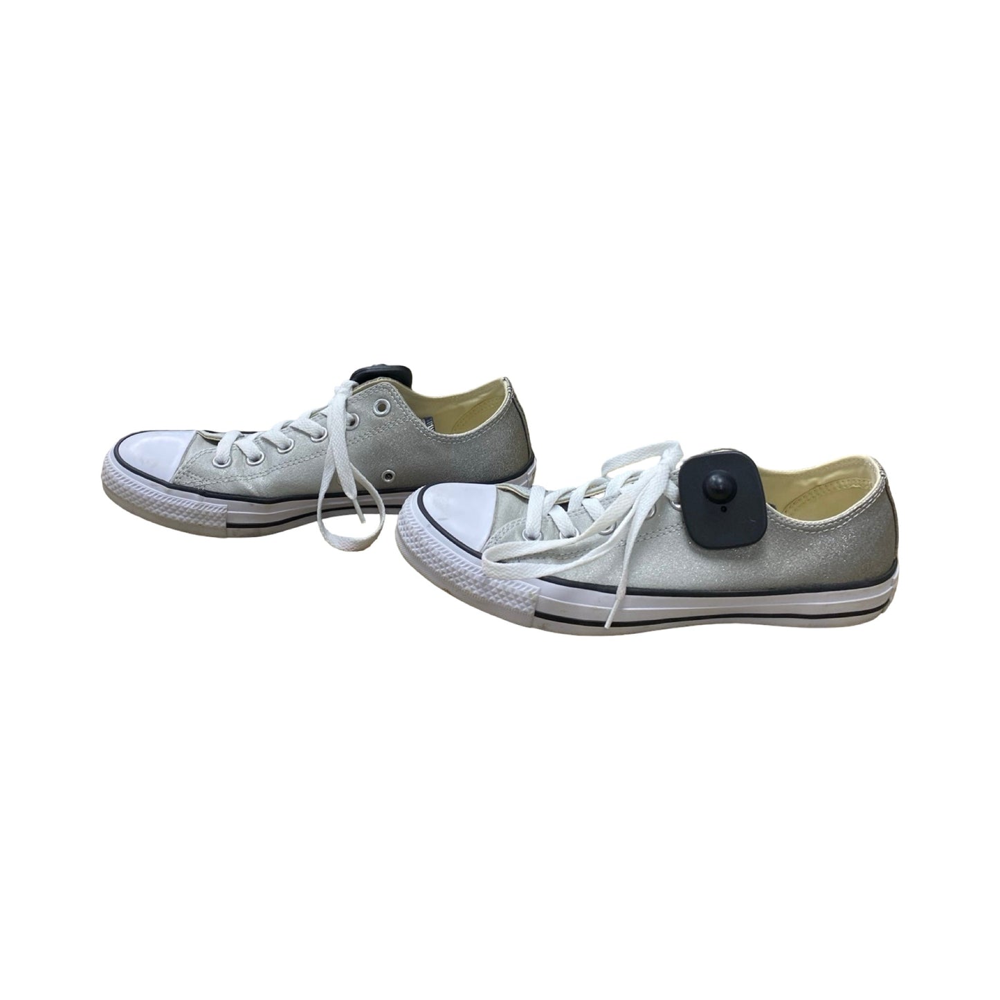 Shoes Sneakers By Converse In Silver, Size:8