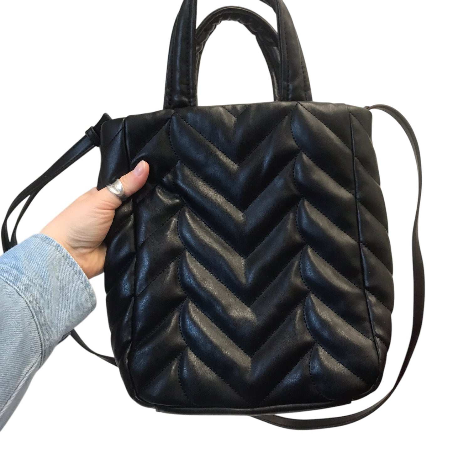 Handbag By Simply Vera In Black, Size:Medium