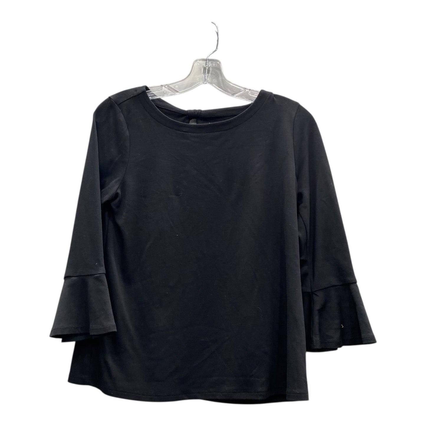 Top 3/4 Sleeve By Loft In Black, Size:Sp