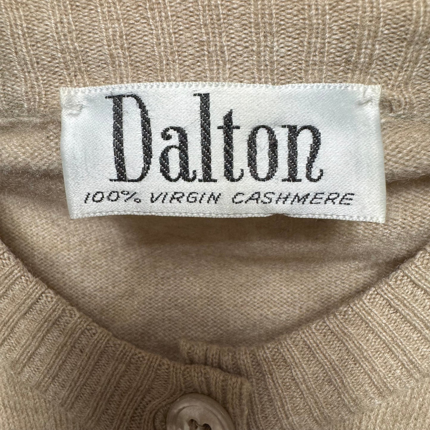 Sweater Cardigan Cashmere By Dalton In Tan, Size: M ESTIMATED