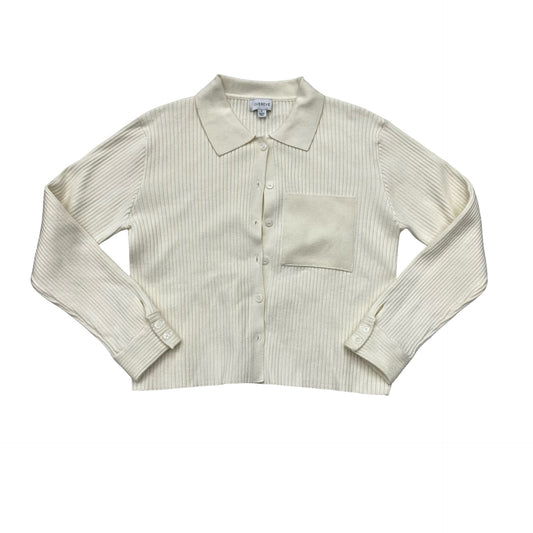 Sweater Cardigan By Evereve In Cream, Size:S