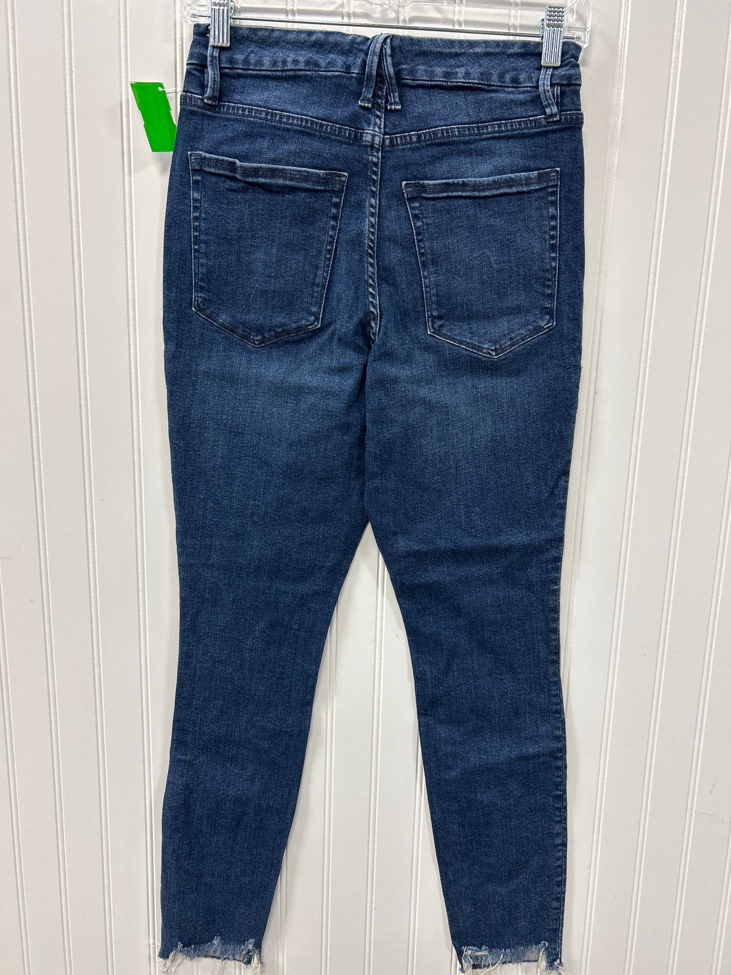 Jeans Skinny By Good American In Blue Denim, Size:8