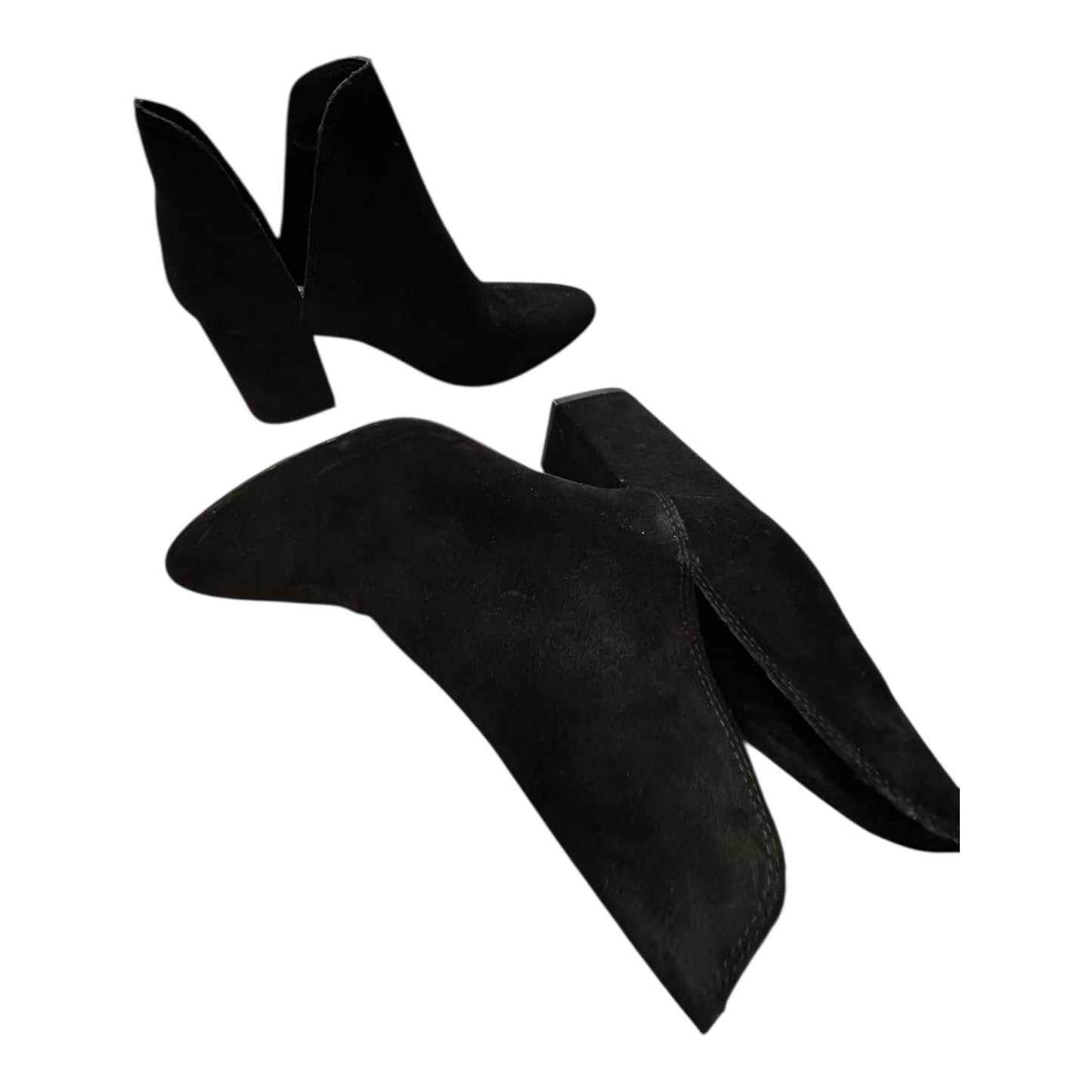 Boots Ankle Heels By Steve Madden In Black, Size:10