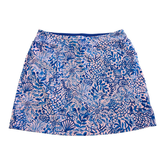 Skirt Designer By Lilly Pulitzer In Blue & Purple, Size:12