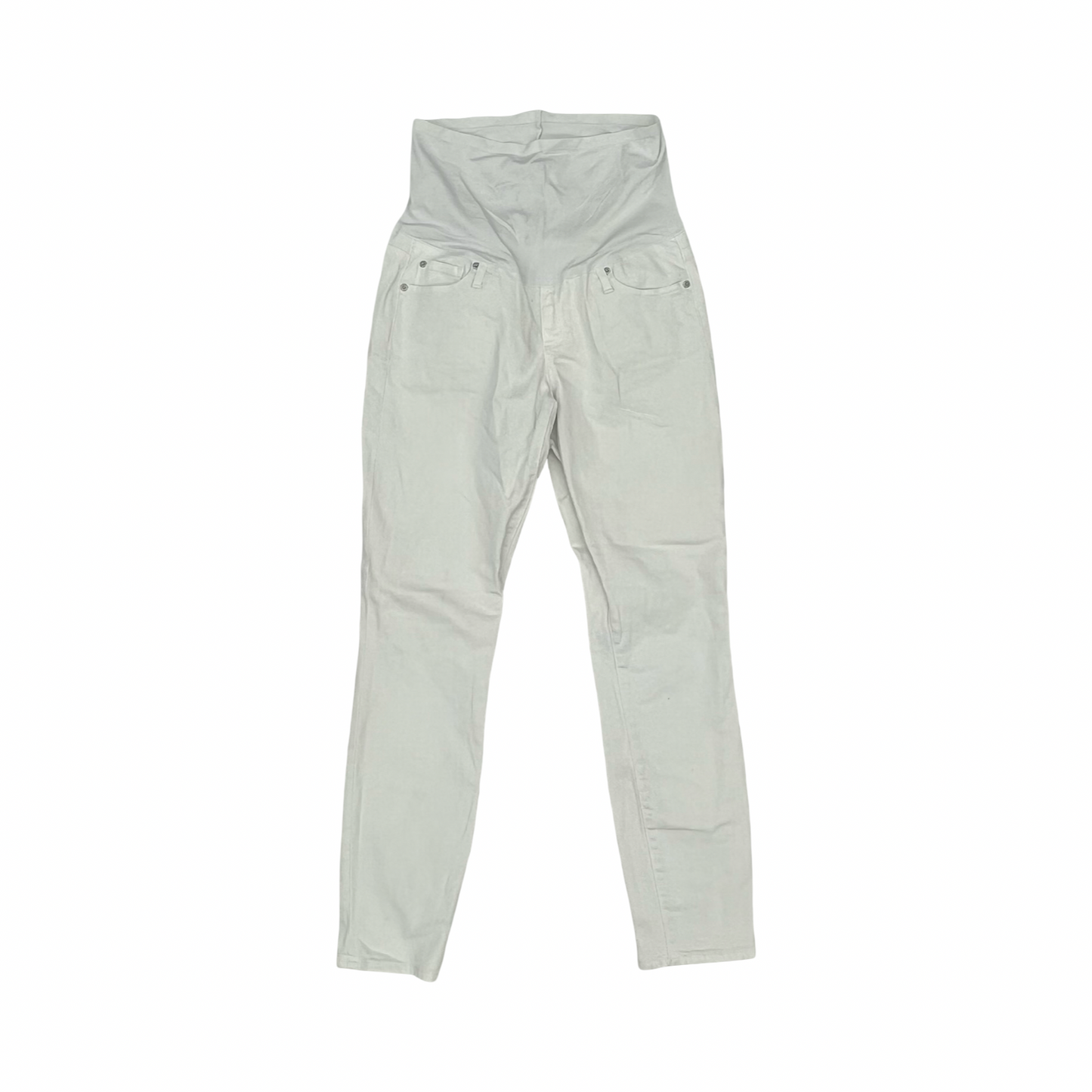 Mat Jeans By Gap In White Denim, Size:10L