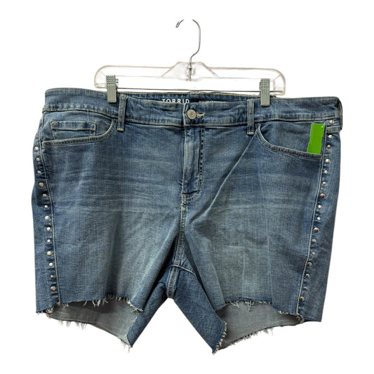 Shorts By Torrid In Blue Denim, Size:22