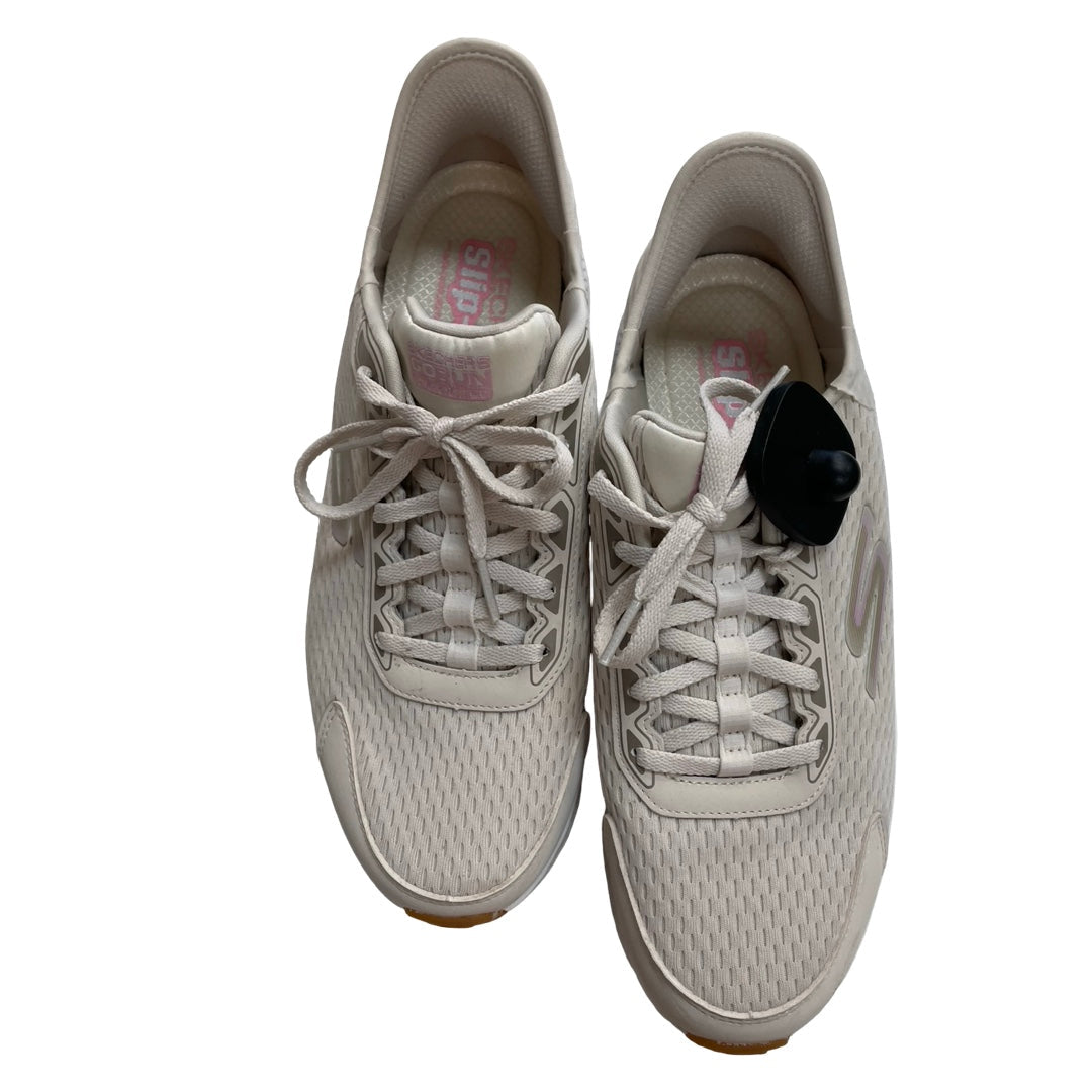 Shoes Athletic By Skechers In Cream, Size:10