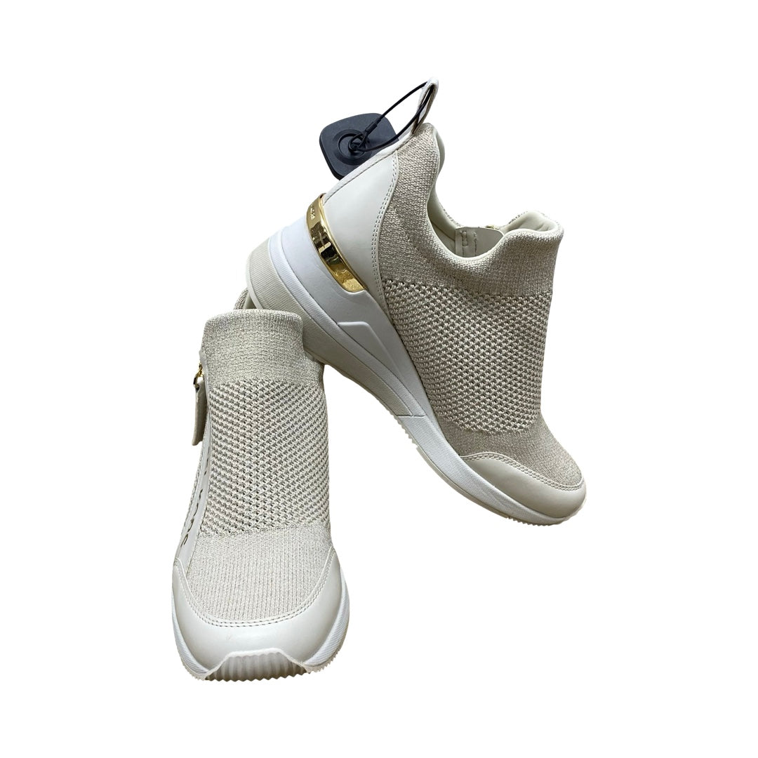 Shoes Designer By Michael Kors In Beige, Size:8.5