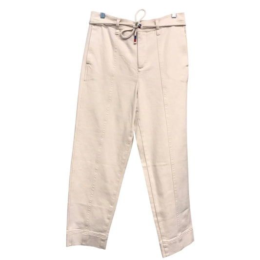 Jeans Boot Cut By J. Crew In Ivory, Size:6