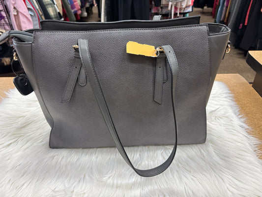 Handbag Leather By Cmc In Grey, Size:Large