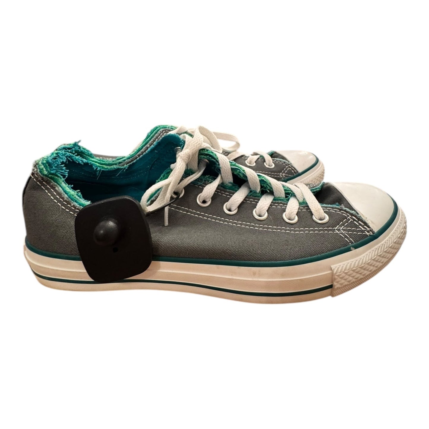 Shoes Athletic By Converse In Green & Grey, Size:10
