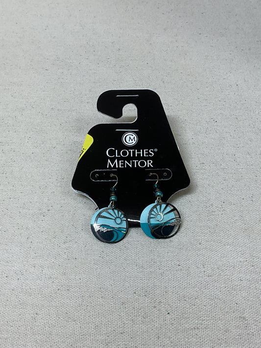 Earrings Dangle/Drop By Clothes Mentor In Blue & Silver