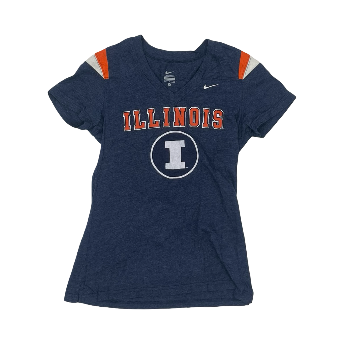 Athletic Top Ss By Nike In Navy, Size:S