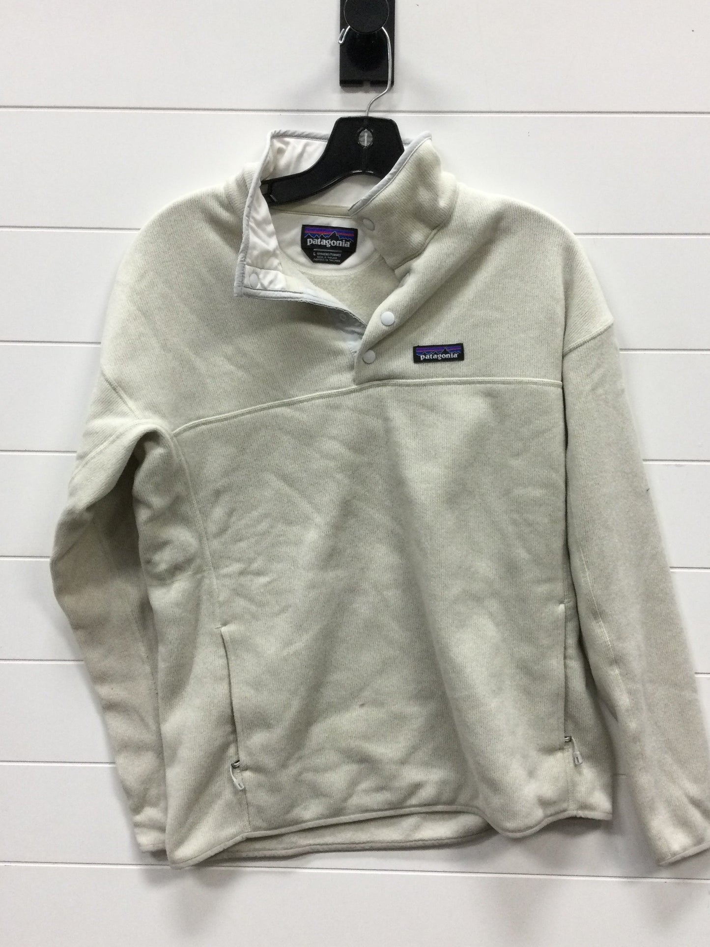 Athletic Fleece By Patagonia In Cream, Size:L