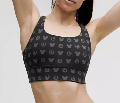 Disney Mickey Mouse Athletic Bra By Lululemon In Black, Size: 10