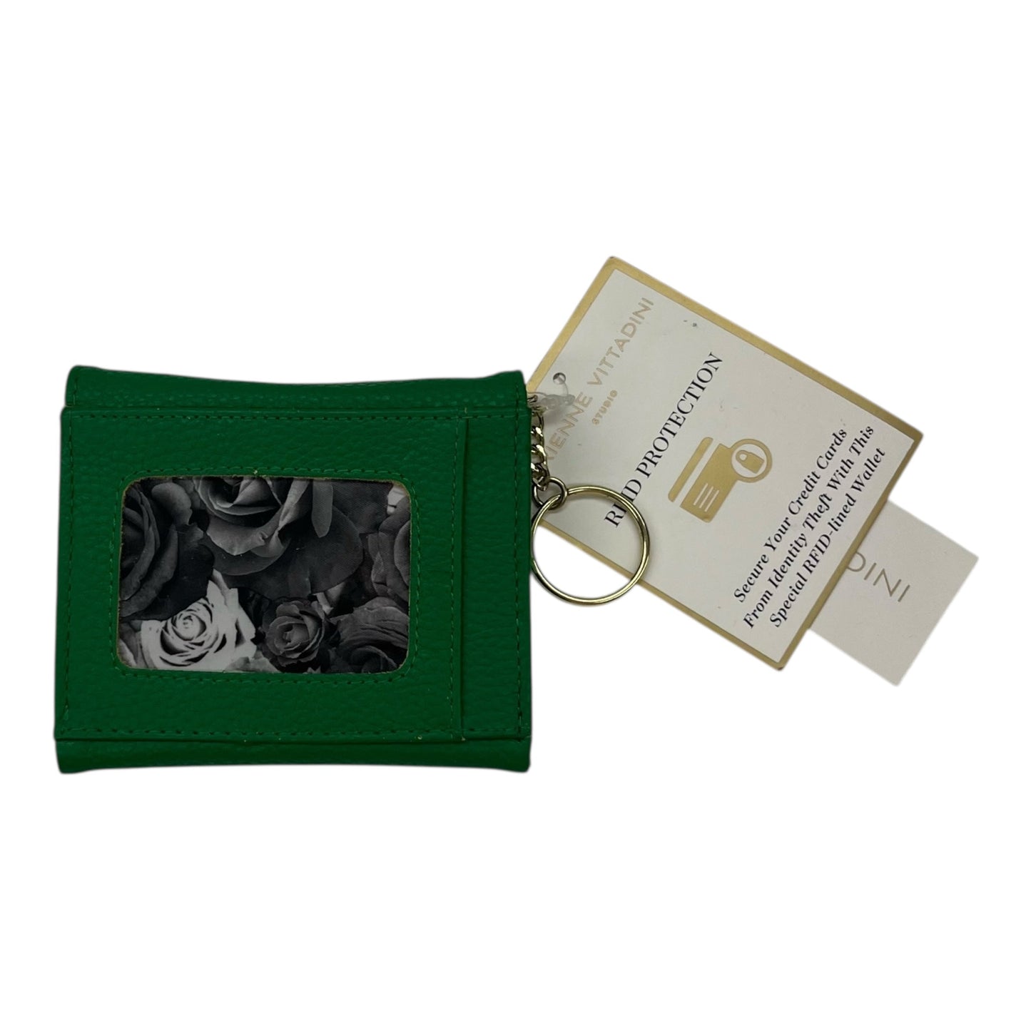 Wallet By Adrienne Vittadini In Green, Size:Medium