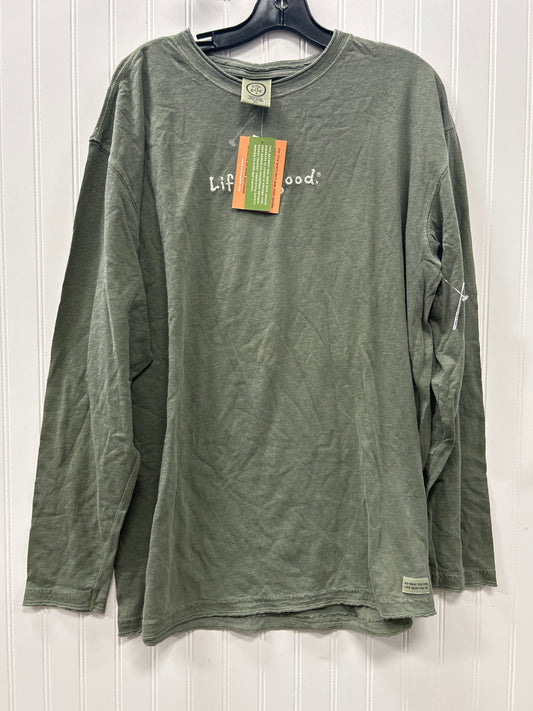 Top Ls By Life Is Good In Green, Size:Xl NWT