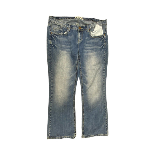 Jeans Boot Cut By Maurices In Blue Denim, Size:18