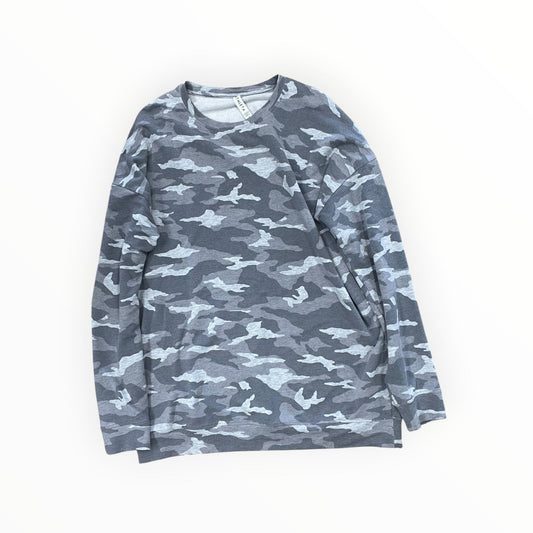 Sweatshirt Crewneck By Athleta In Grey, Size:L