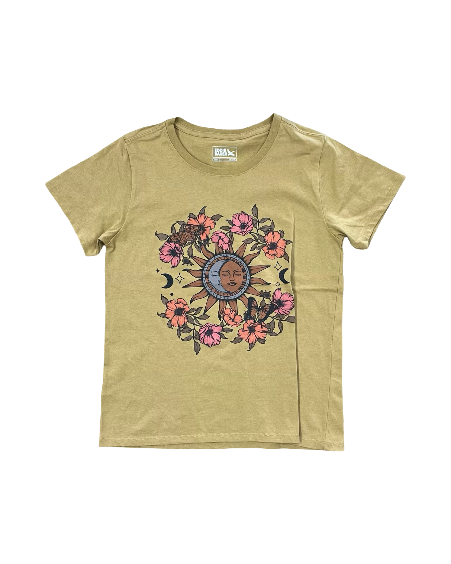 Top Ss By Eddie Bauer In Gold, Size:S