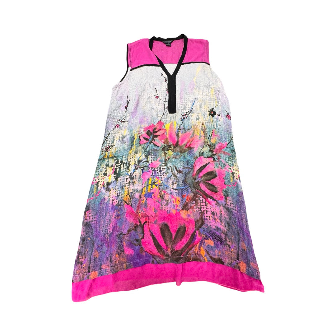 Dress Casual Midi By Citron In Multi, Size:1X