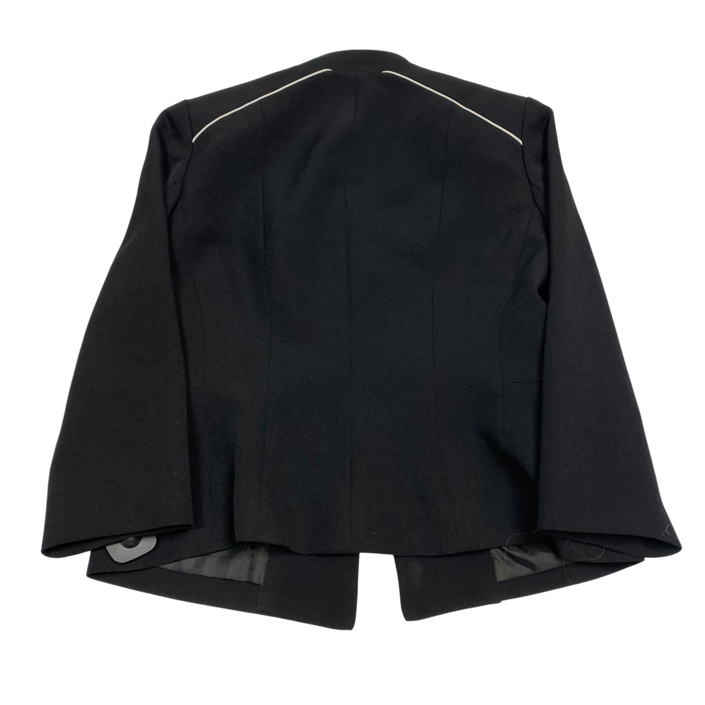 Blazer By Kasper In Black & White, Size:Sp