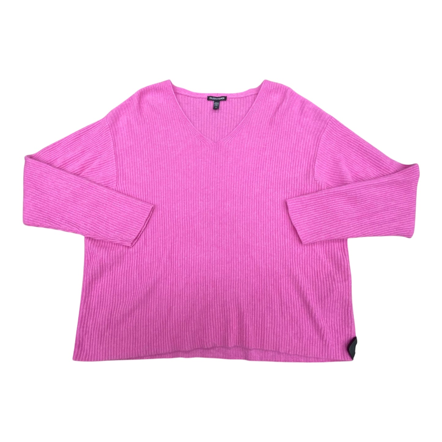 Sweater Designer By Eileen Fisher In Pink, Size:S