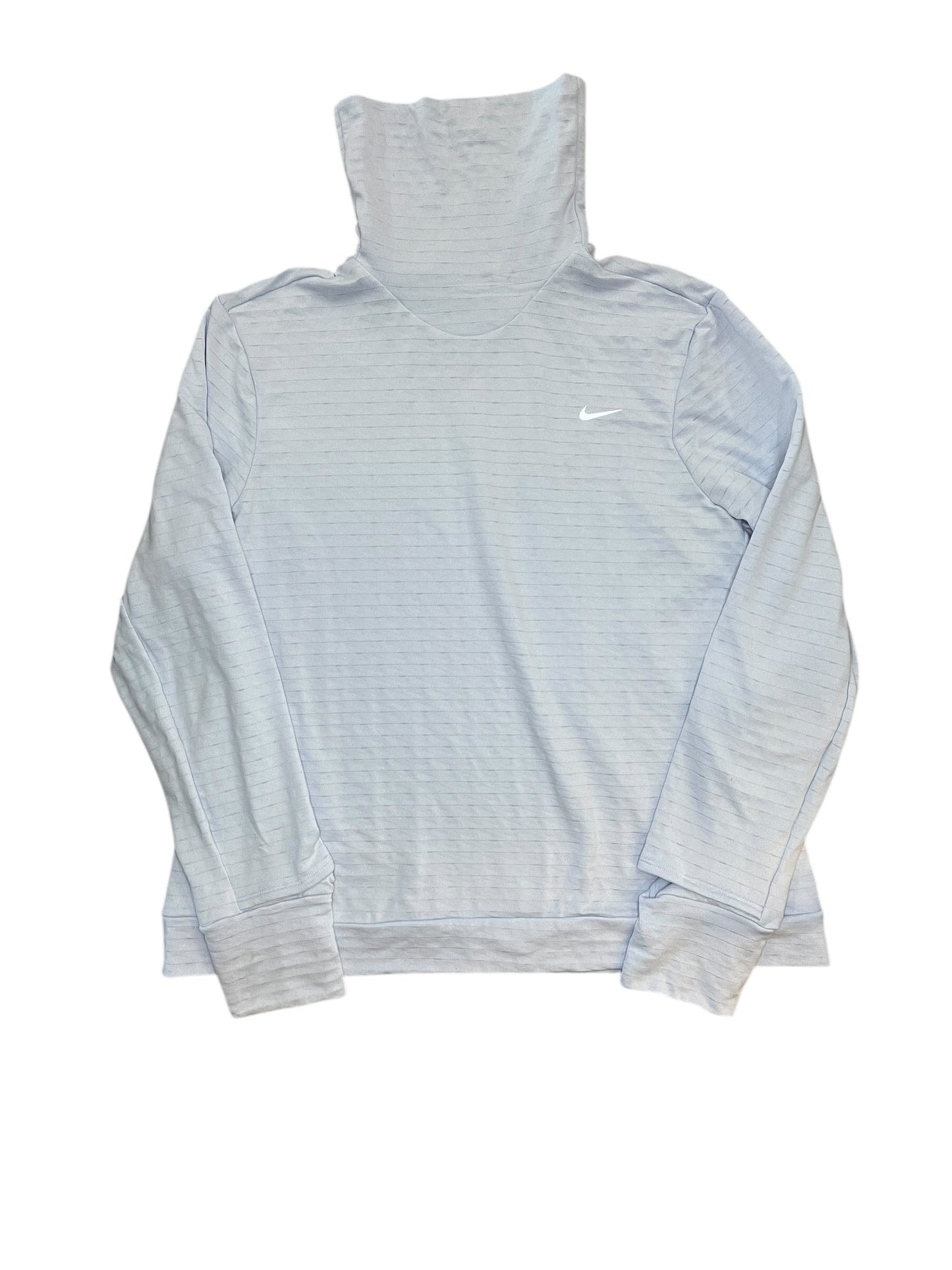 Athletic Top Ls Collar By Nike Apparel In Blue, Size:Xl