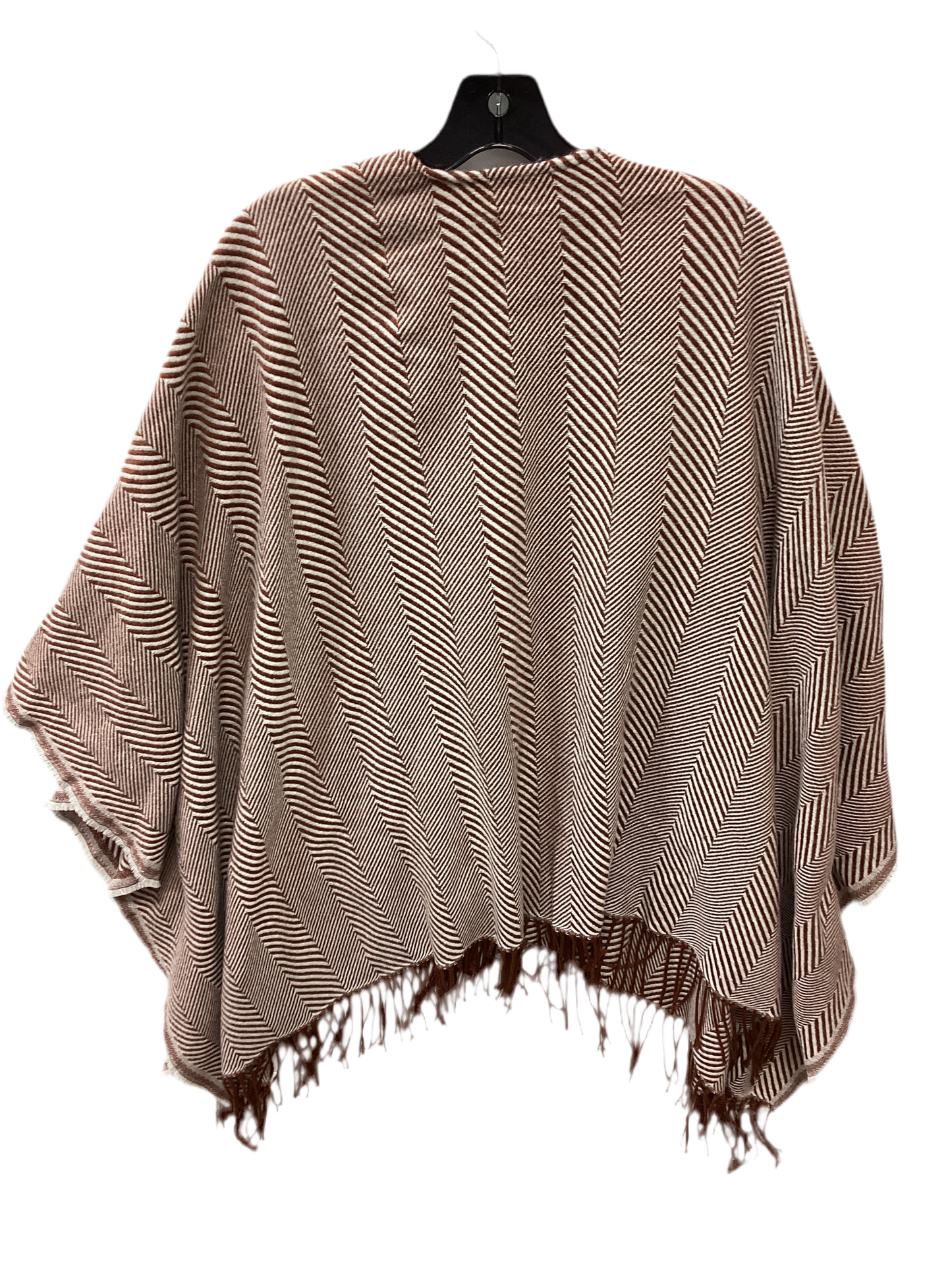 Shawl By Universal Thread In Brown & Cream, Size:Osfm