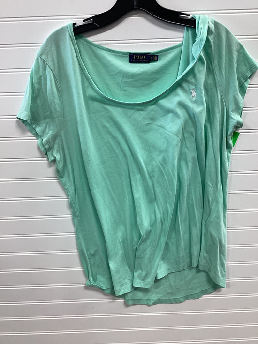 Top Ss By Polo Ralph Lauren In Aqua, Size:Xl