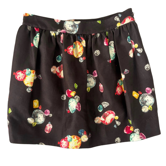 Skirt Designer By Kate Spade In Black & Orange, Size: 6