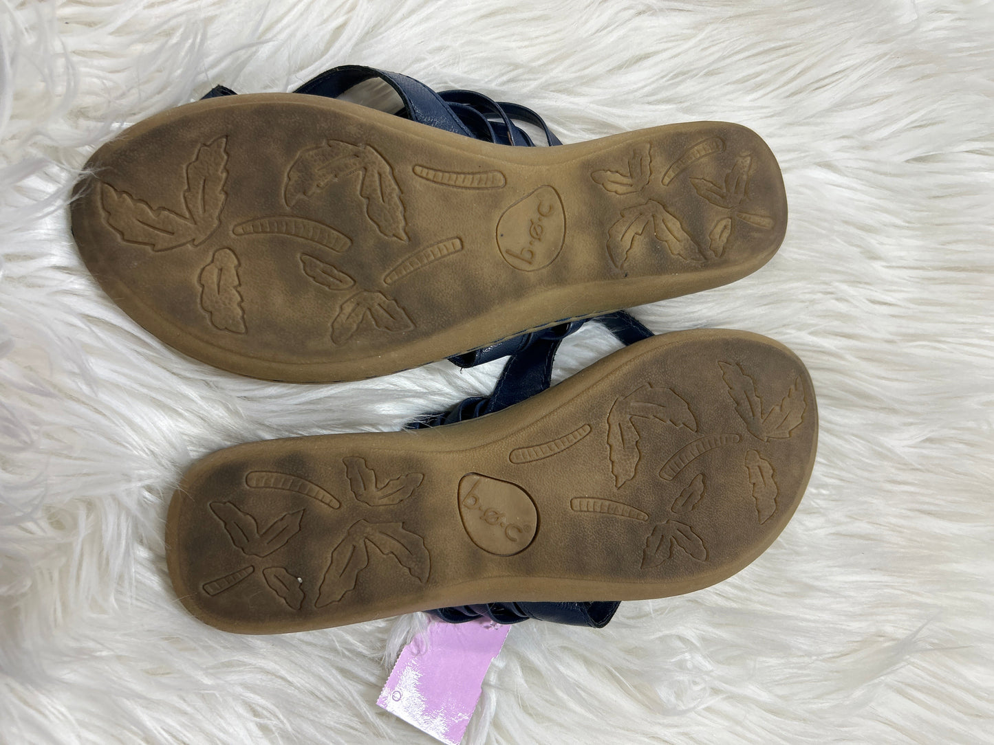 Sandals Flats By Boc In Navy, Size:9