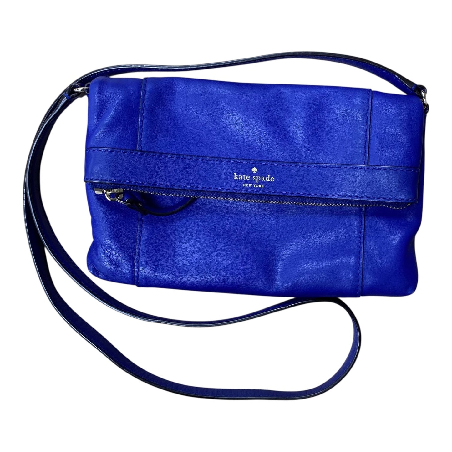Crossbody Designer By Kate Spade In Blue, Size:Medium