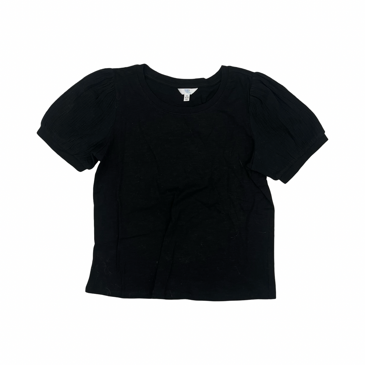 Top Ss By Time And Tru In Black, Size:M