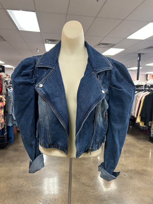 Jacket Denim By Fate In Blue, Size:S