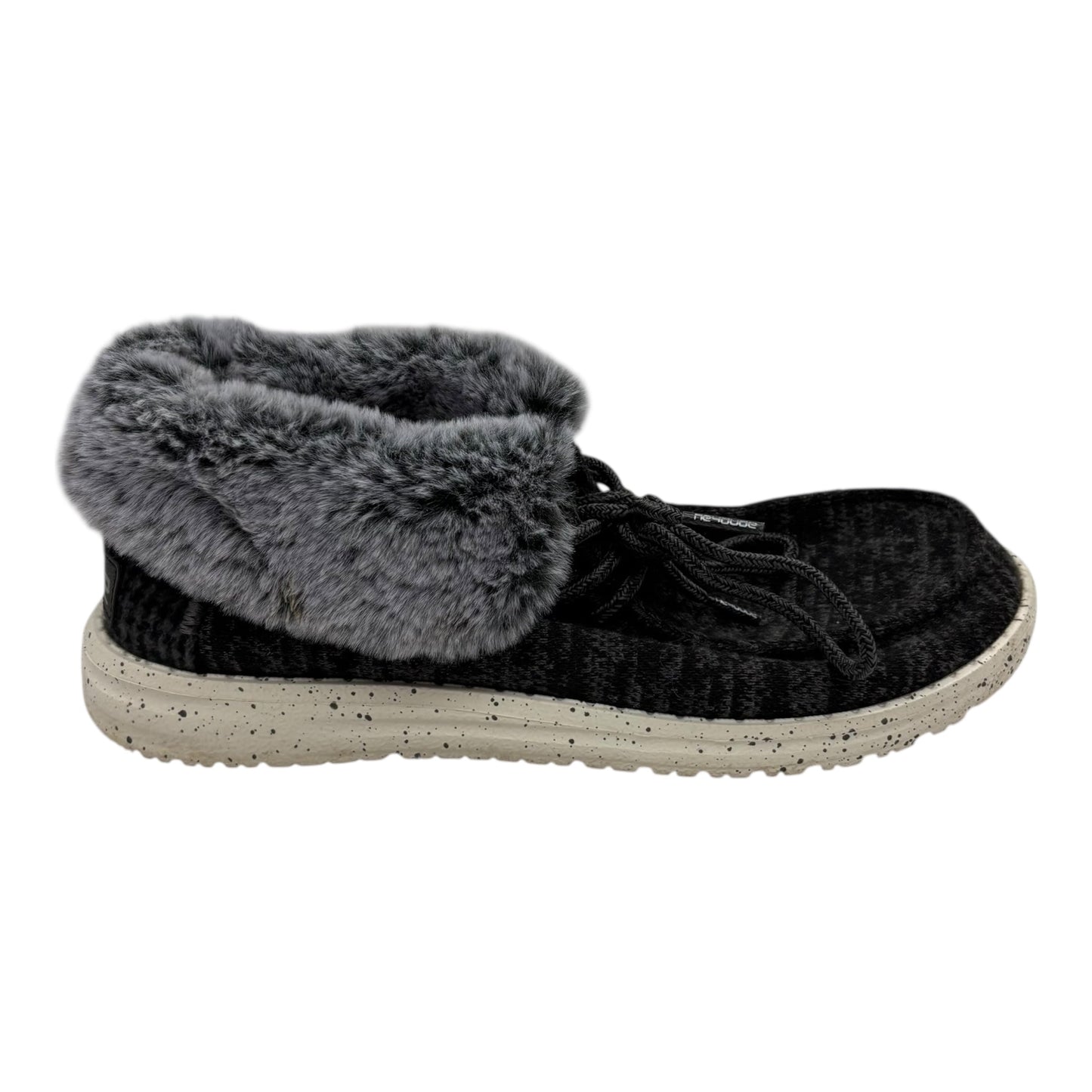 Shoes Flats By Hey Dude In Grey, Size:7