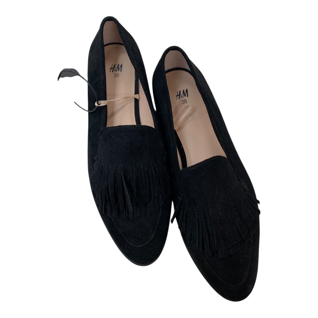 Shoes Flats By H&M In Black, Size:7.5