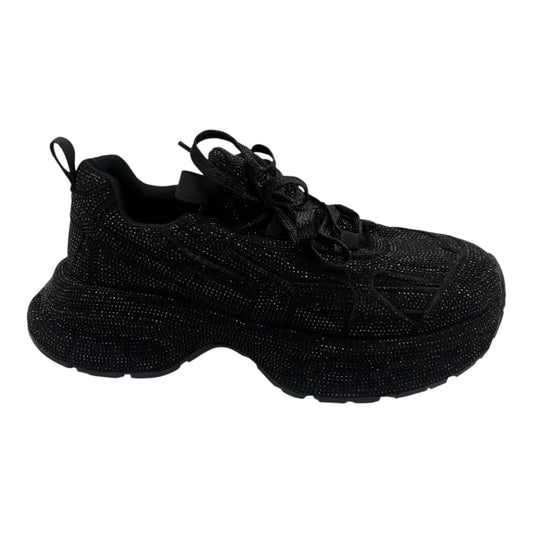 Shoes Sneakers By Clothes Mentor In Black, Size:9.5