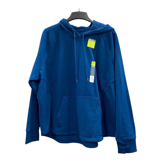 Athletic Sweatshirt Hoodie By Tek Gear In Blue, Size:2X
