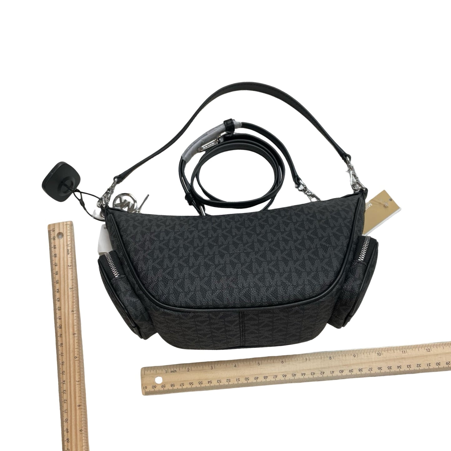 Handbag Designer By Michael Kors In Black, Size:Medium