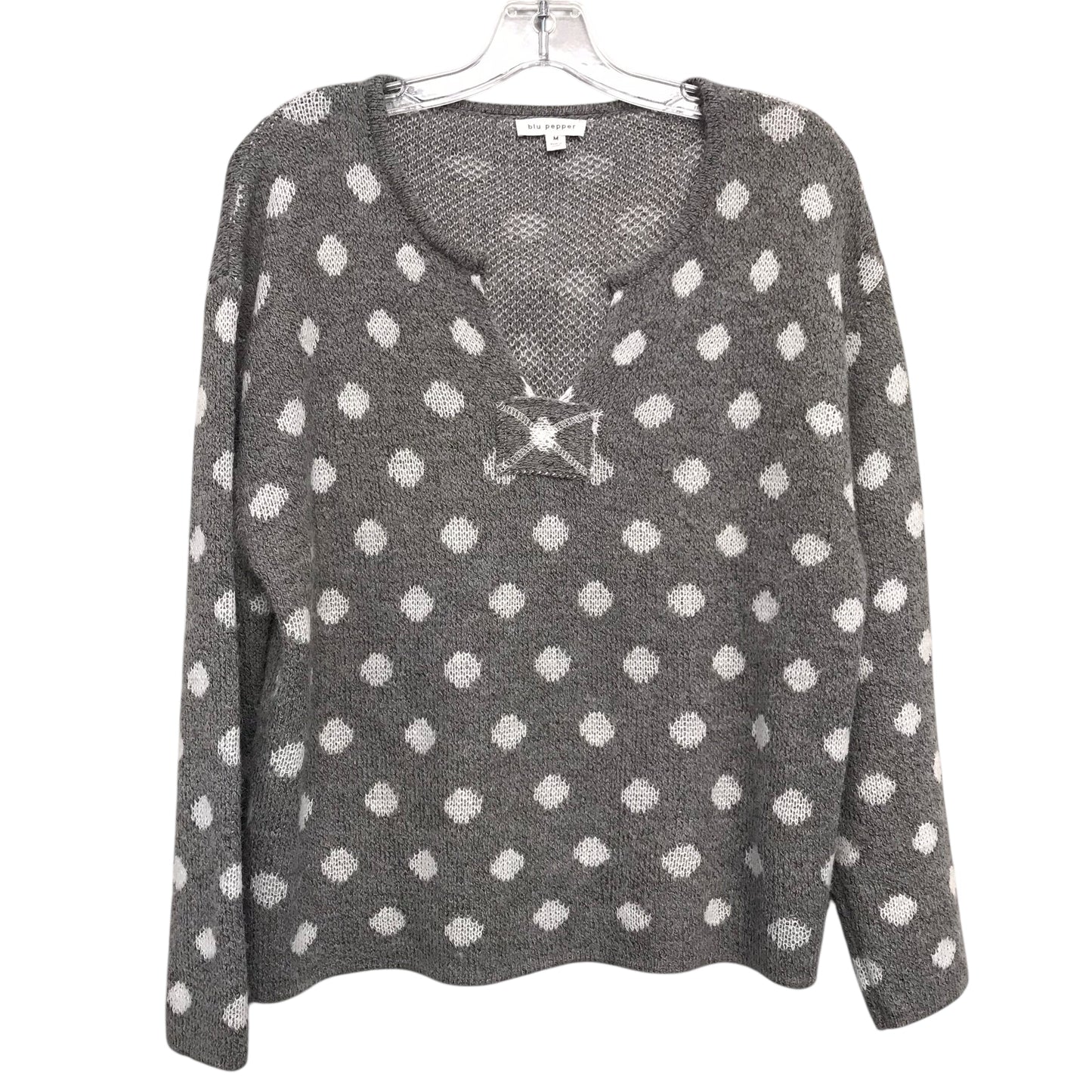 Sweater By Blu Pepper In Polkadot Pattern, Size:M