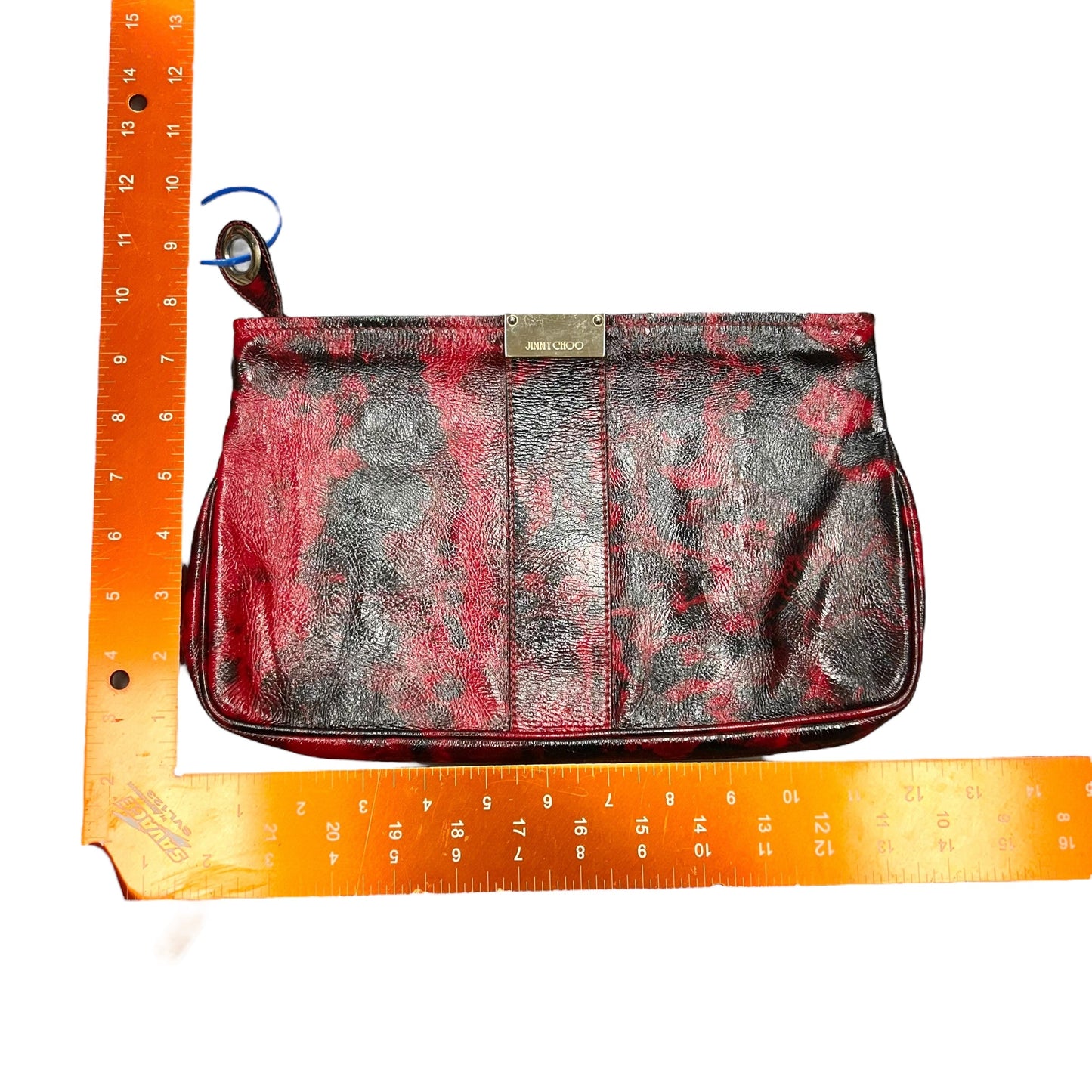 Clutch Luxury Designer By Jimmy Choo, Size: Large