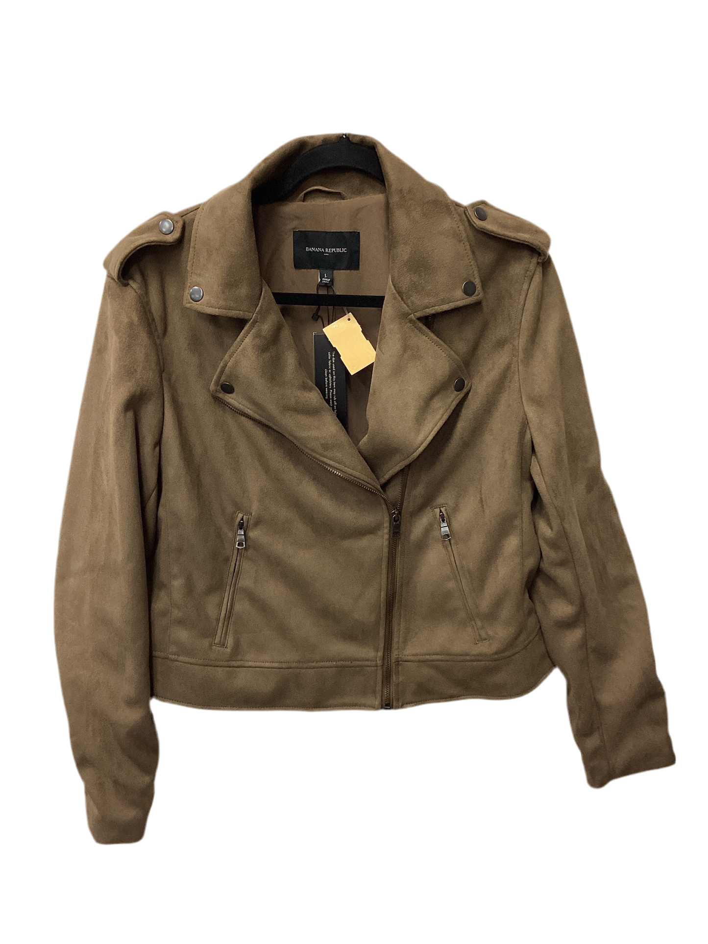 Blazer By Banana Republic In Taupe, Size:L