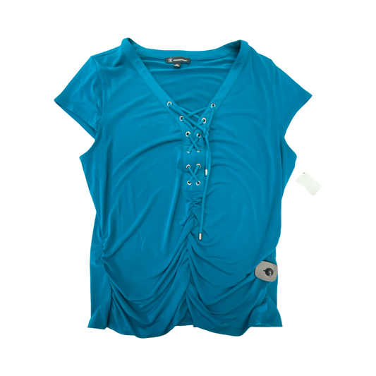 Top Sleeveless By Inc In Teal, Size:Xxl