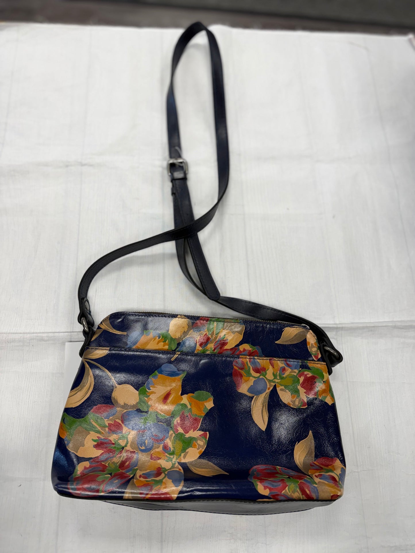 Crossbody Designer By Patricia Nash In Blue, Size:Medium
