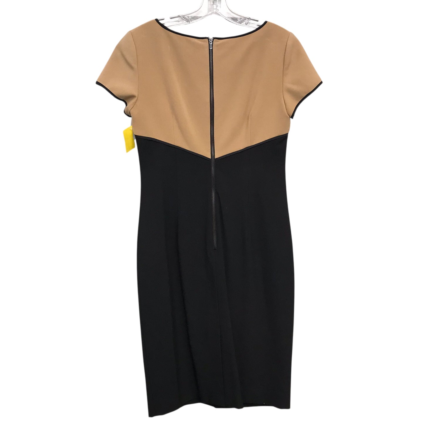 Dress Work By Ann Taylor In Black & Brown, Size:4