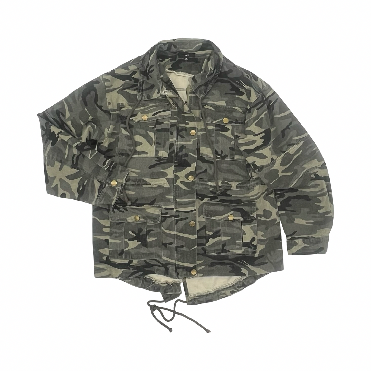 Jacket Utility By Fate In Camouflage Print, Size:M