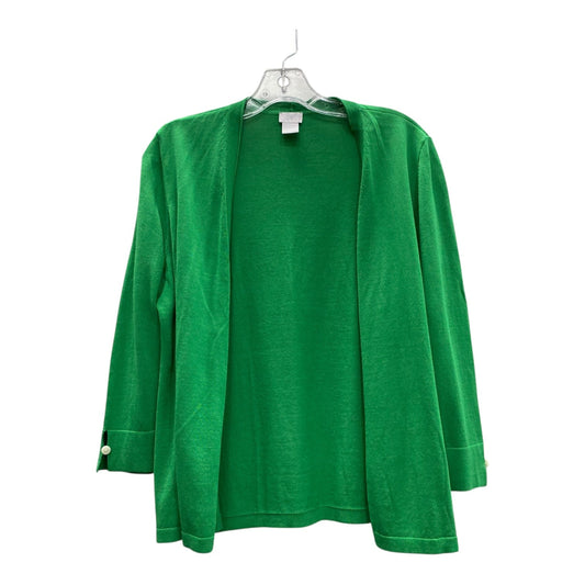 Cardigan By Chicos In Green, Size:M