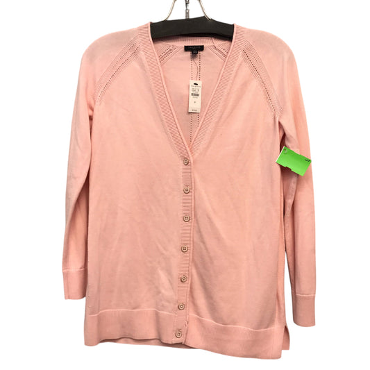 Sweater Cardigan By Talbots In Pink, Size:Sp