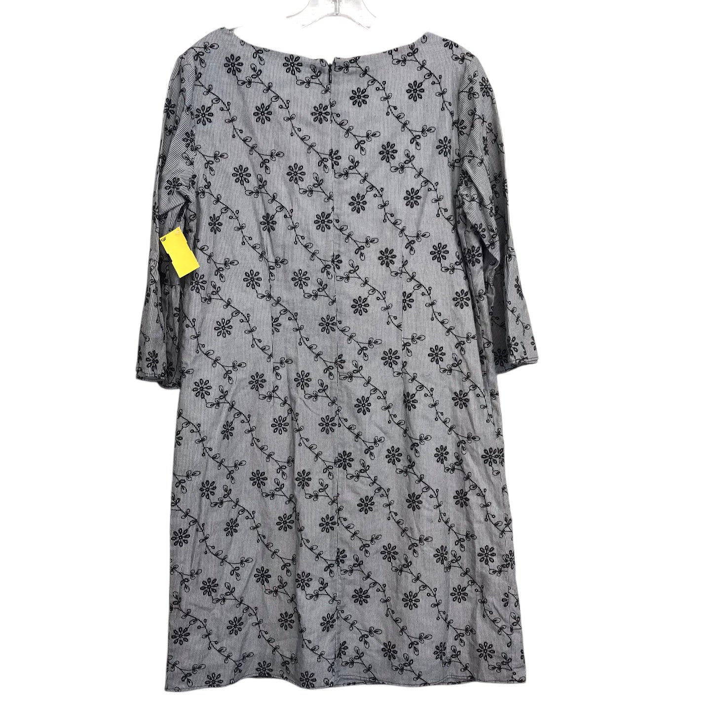 Dress Work By Jones New York In Black & Grey, Size:M